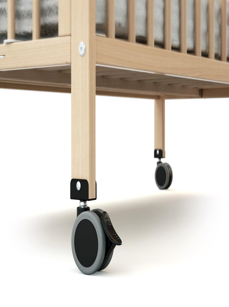 At4 - opvouwbaar kinderbed flow in hout wit 60 x 120 cm Wit - Kiabi