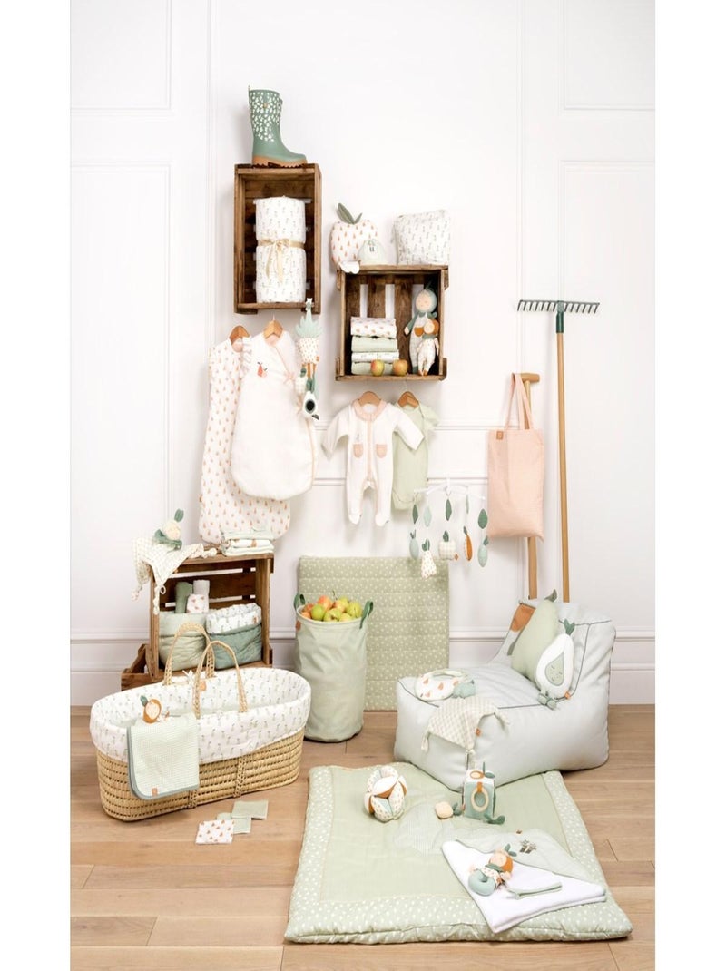 Attache-tétine bébé en coton - sauthon Orange - Kiabi
