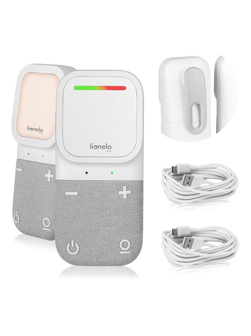 Audiobabyfoon LIONELO Babyline 2.2 – Tweerichtingscommunicatie – 12 uur draadloos - Kiabi Audiobabyfoon LIONELO Babyline 2.2 – Tweerichtingscommunicatie – 12 uur draadloos - Kiabi