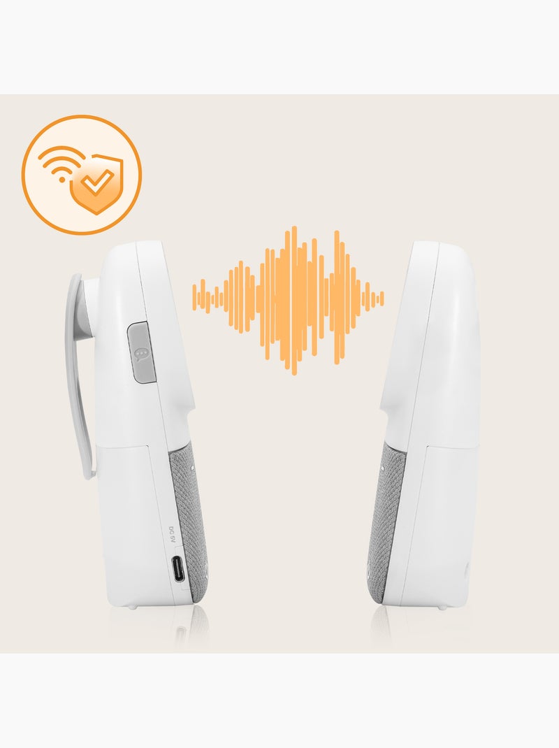 Audiobabyfoon LIONELO Babyline 2.2 – Tweerichtingscommunicatie – 12 uur draadloos Wit - Kiabi