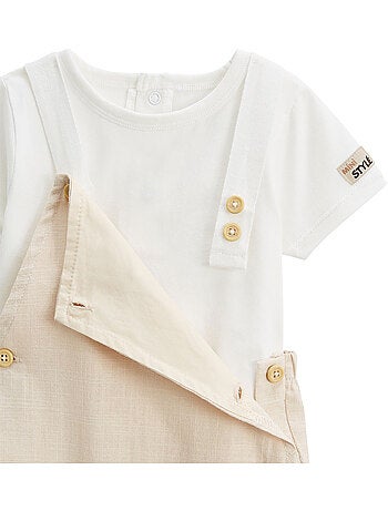 Auguste babyoveralls en t-shirtset