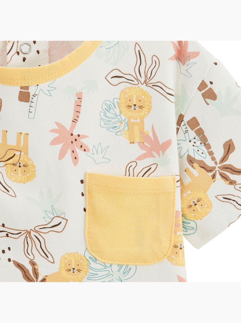 Auguste kindershirt Geel - Kiabi