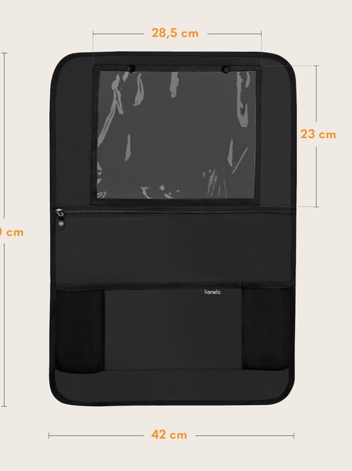 Autastoel organizer 2-in-1 LIONELO - Transparant vak - 5 vakken van verschillende grootte - Kiabi Autastoel organizer 2-in-1 LIONELO - Transparant vak - 5 vakken van verschillende grootte - Kiabi
