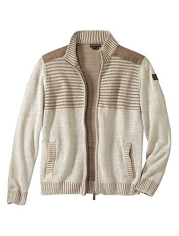 Vest van tricot en suèdine Exploration - ATLAS FOR MEN