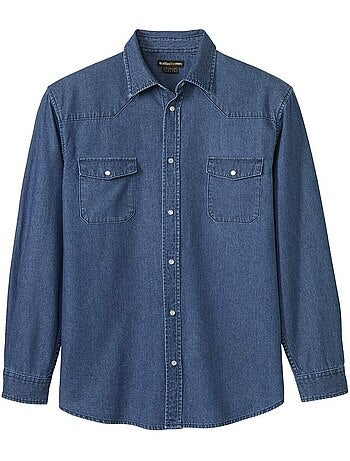 Authentiek overhemd van denim - atlas for men