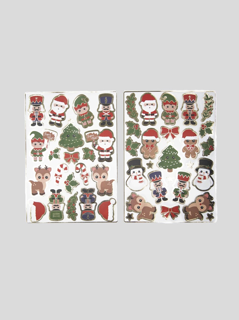 Autocollants de Noël Beige - Kiabi