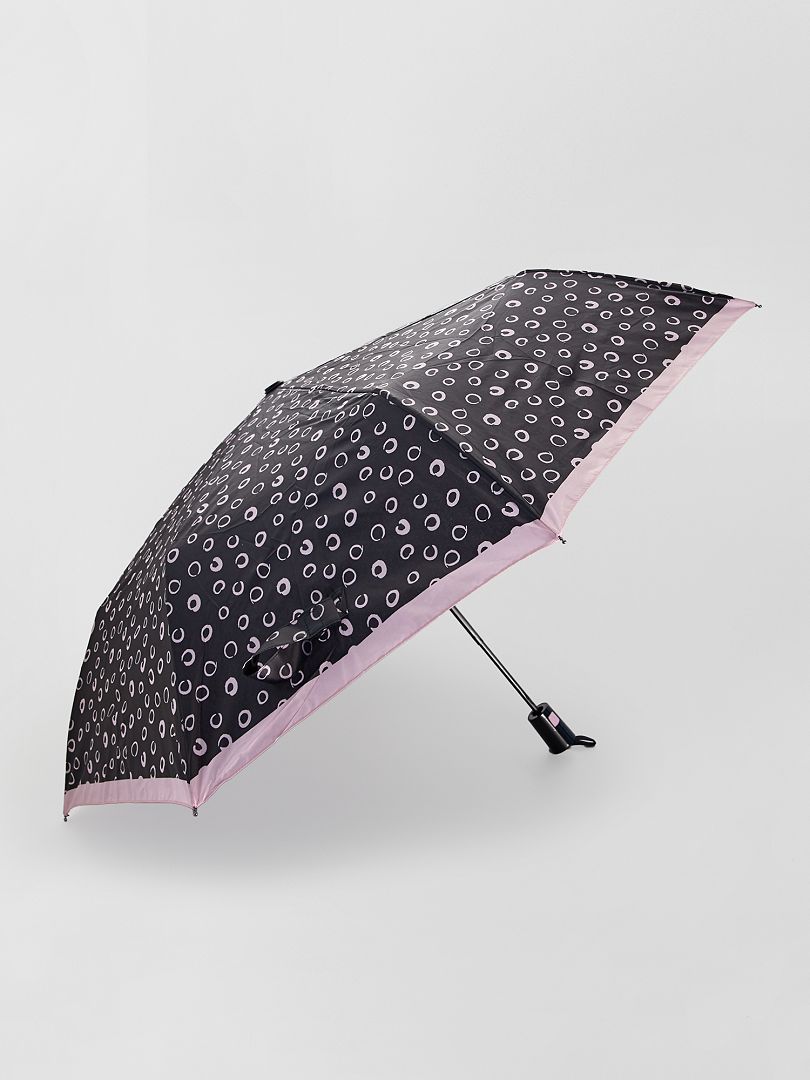 Automatische paraplu zwart - Kiabi