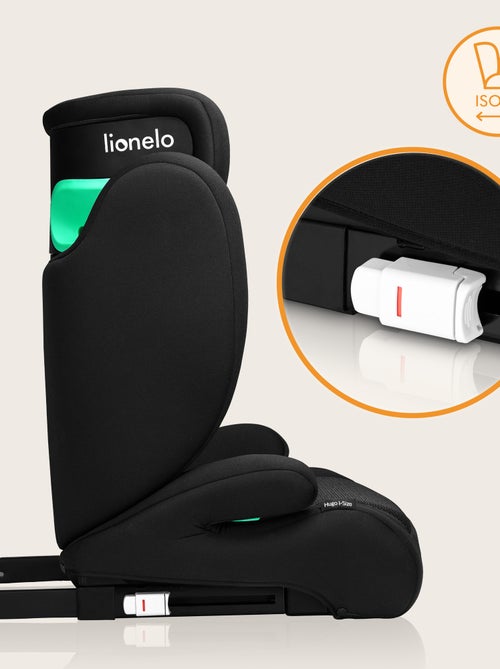 Autostoel 100-150cm LIONELO Hugo i-Size - ISOFIX - Groep 2/3 - Hoofdsteun met traagschuim - Kiabi Autostoel 100-150cm LIONELO Hugo i-Size - ISOFIX - Groep 2/3 - Hoofdsteun met traagschuim - Kiabi