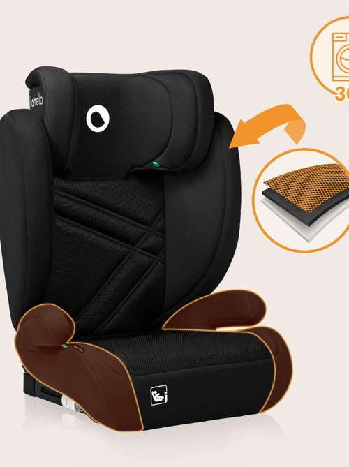 Autostoel 100-150cm LIONELO Hugo i-Size - ISOFIX - Groep 2/3 - Hoofdsteun met traagschuim - Kiabi Autostoel 100-150cm LIONELO Hugo i-Size - ISOFIX - Groep 2/3 - Hoofdsteun met traagschuim - Kiabi