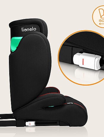 Autostoel 100-150cm LIONELO Hugo i-Size - ISOFIX - Groep 2/3 - Hoofdsteun met traagschuim