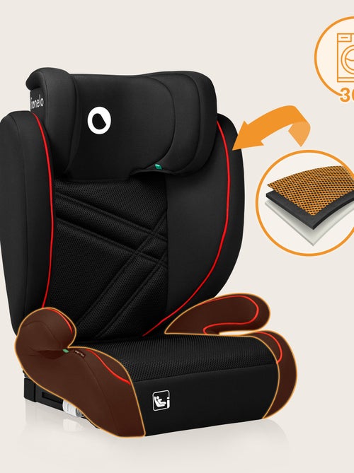 Autostoel 100-150cm LIONELO Hugo i-Size - ISOFIX - Groep 2/3 - Hoofdsteun met traagschuim - Kiabi Autostoel 100-150cm LIONELO Hugo i-Size - ISOFIX - Groep 2/3 - Hoofdsteun met traagschuim - Kiabi