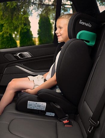 Autostoel 100-150cm LIONELO Hugo i-Size - ISOFIX - Groep 2/3 - Hoofdsteun met traagschuim