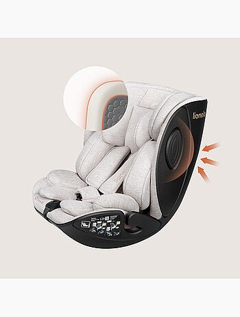 Autostoel 40-105 cm LIONELO Moxie Next i-Size - ISOFIX - 0-4 jaar - Bamboestof