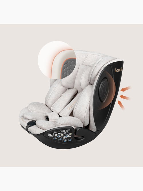Autostoel 40-105 cm LIONELO Moxie Next i-Size - ISOFIX - 0-4 jaar - Bamboestof - Kiabi