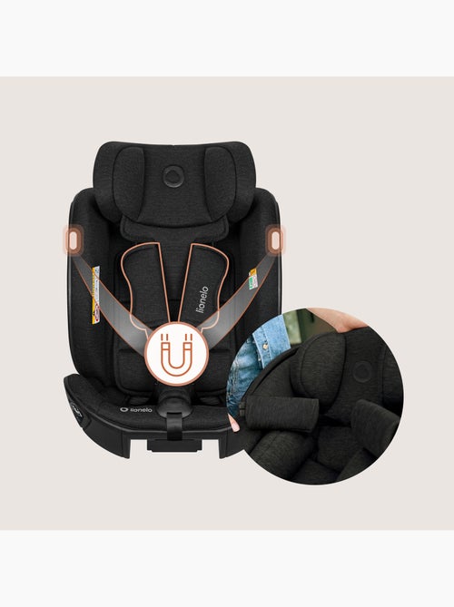Autostoel 40-105 cm LIONELO Moxie Next i-Size - ISOFIX - 0-4 jaar - Bamboestof - Kiabi