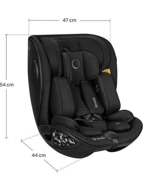 Autostoel 40-105 cm LIONELO Moxie Next i-Size - ISOFIX - 0-4 jaar - Bamboestof - Kiabi