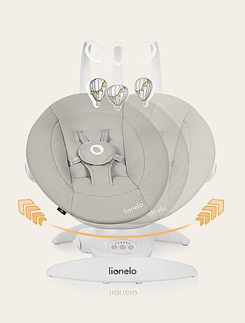Autostoel 40-150 cm LIONELO Bastiaan RWF i-Size – 360° draaibare basis – ISOFIX – Groep 0/1/2/3