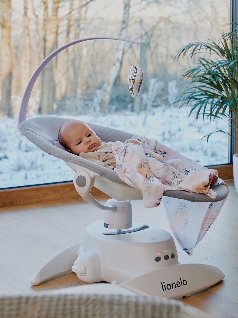 Autostoel 40-150 cm LIONELO Bastiaan RWF i-Size – 360° draaibare basis – ISOFIX – Groep 0/1/2/3 Beige - Kiabi