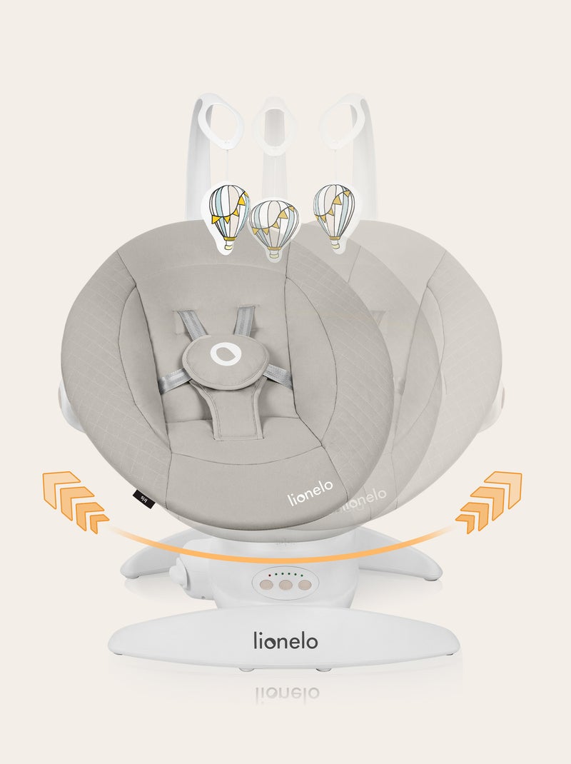 Autostoel 40-150 cm LIONELO Bastiaan RWF i-Size – 360° draaibare basis – ISOFIX – Groep 0/1/2/3 Beige - Kiabi