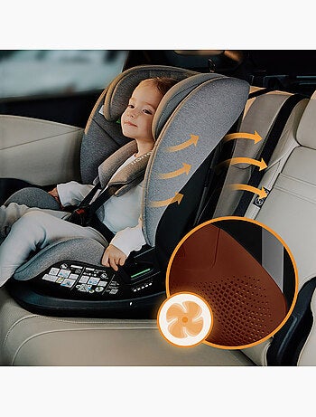 Autostoel 76-150cm LIONELO Lavender i-Size - ISOFIX - Ventilatie - Groep 1/2/3