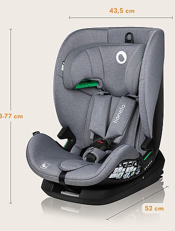 Autostoel 76-150cm LIONELO Lavender i-Size - ISOFIX - Ventilatie - Groep 1/2/3