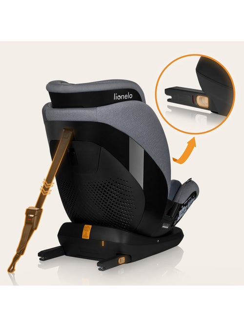 Autostoel 76-150cm LIONELO Lavender i-Size - ISOFIX - Ventilatie - Groep 1/2/3 - Kiabi Autostoel 76-150cm LIONELO Lavender i-Size - ISOFIX - Ventilatie - Groep 1/2/3 - Kiabi