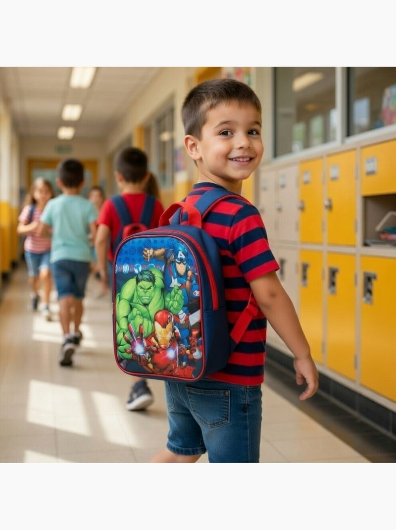 Avengers - Sac ? dos enfant 25cm Bleu marine - Kiabi