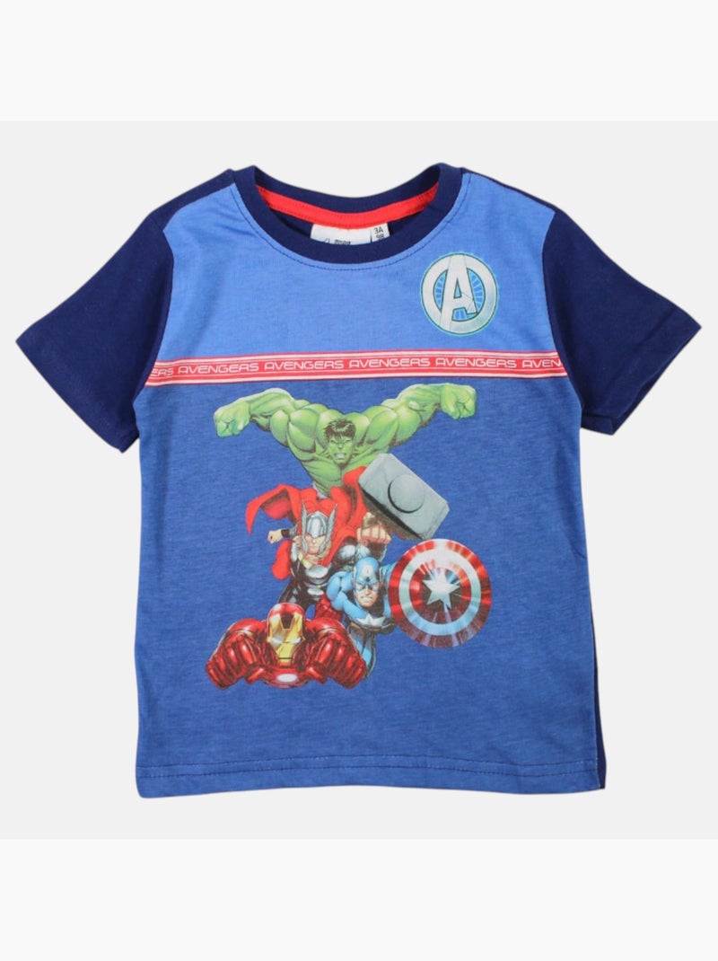Avengers - T-shirt Marineblauw - Kiabi