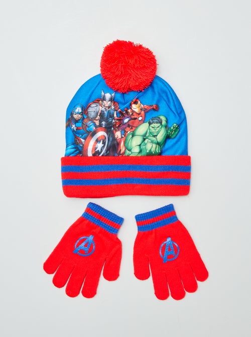 'Avengers'-setje - Muts + handschoenen - 2-delig - Kiabi