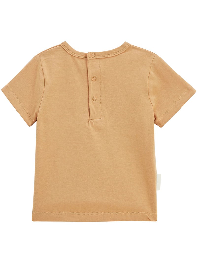 Avonturier 2-delige korte pyjamaset voor kinderen Oranje - Kiabi