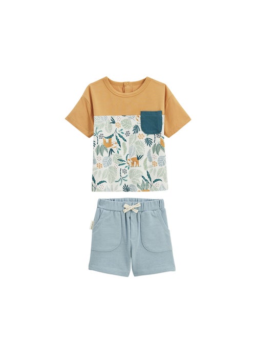 Avonturier kinder T-shirt en short set - Kiabi