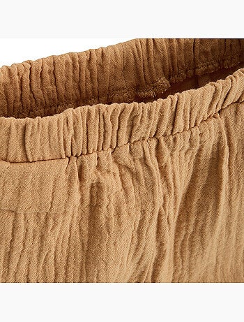 Avontuurlijke kinderbroek van katoenen gaas