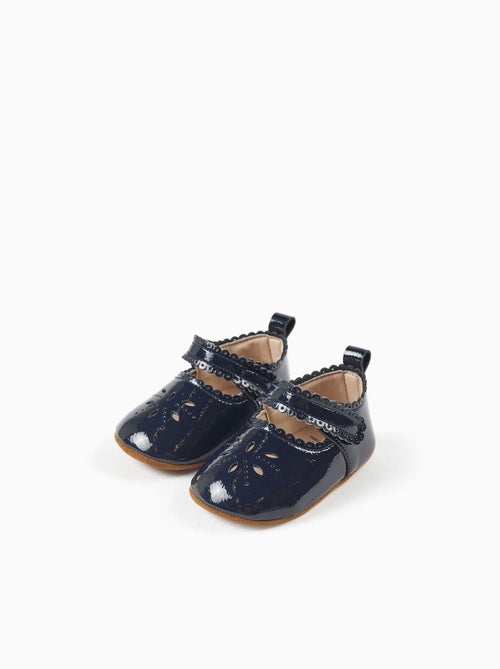 Babies pré-marche vernies avec fermeture à scratch - Kiabi