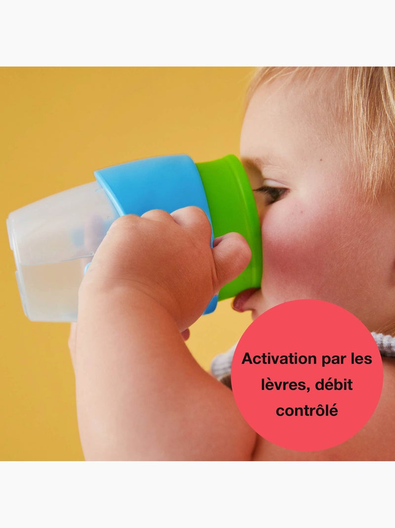 Baby 360° anti-lek drinkbeker Paars - Kiabi