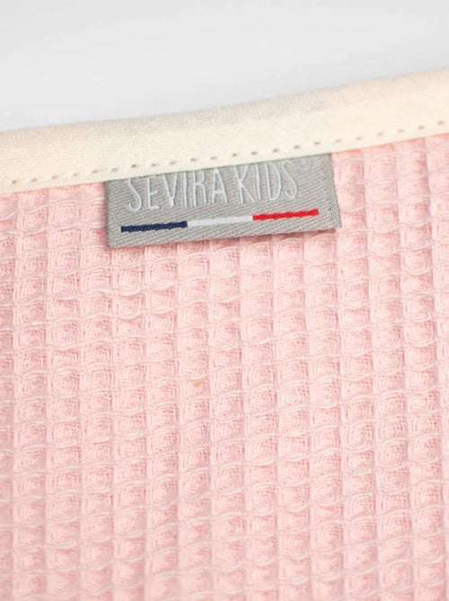 Baby badcape van honingraatkatoen | sevira kids - Kiabi Baby badcape van honingraatkatoen | sevira kids - Kiabi