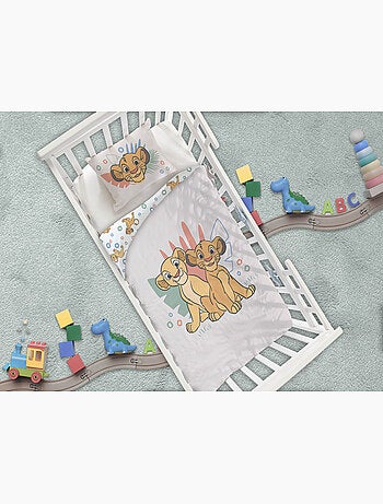 Baby Beddengoed Disney De Leeuwenkoning 100x140cm + Kussensloop 40x60cm – Simba & Nala – 100% Katoen