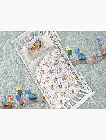Baby Beddengoed Disney De Leeuwenkoning 100x140cm + Kussensloop 40x60cm – Simba & Nala – 100% Katoen
