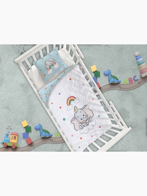 Baby Beddengoed Disney Dumbo 100x140cm + Kussensloop 40x60cm – 100% Katoen - Kiabi Baby Beddengoed Disney Dumbo 100x140cm + Kussensloop 40x60cm – 100% Katoen - Kiabi