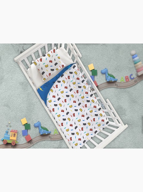 Baby Beddengoed Disney Pixar Cars Bliksem McQueen 100x140cm + 40x60cm – 100 - Kiabi