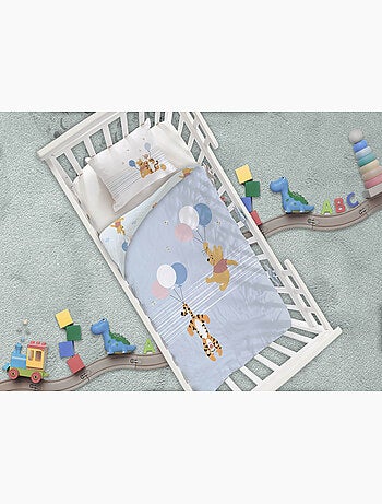 Baby Beddengoed Disney Winnie de Poeh 100x140cm + Kussensloop 40x60cm – Winnie & Teigetje Ballonnen