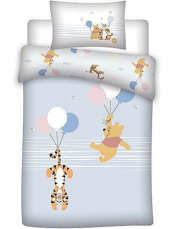 Baby Beddengoed Disney Winnie de Poeh 100x140cm + Kussensloop 40x60cm – Winnie & Teigetje Ballonnen