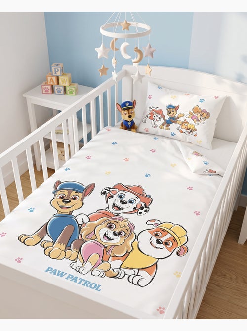 Baby Beddengoed PAW Patrol 100x140cm + Kussensloop 40x60cm – 100% Katoen - Kiabi