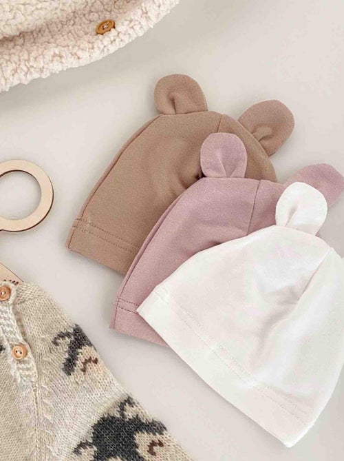 Baby berenmuts van bamboe "uni", comfort en bescherming - Kiabi Baby berenmuts van bamboe "uni", comfort en bescherming - Kiabi