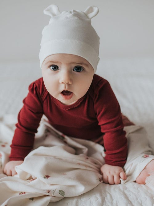Baby berenmuts van bamboe "uni", comfort en bescherming - Kiabi Baby berenmuts van bamboe "uni", comfort en bescherming - Kiabi