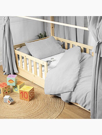 Baby dekbedovertrek van katoen gaas | sevira kids