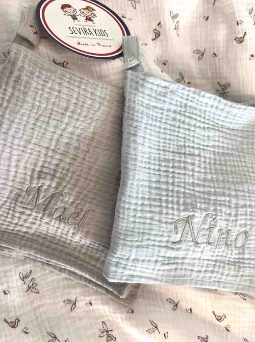 Baby doudou met speenkoord - Kiabi