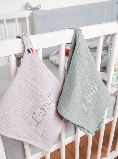 Baby doudou met speenkoord - Kiabi
