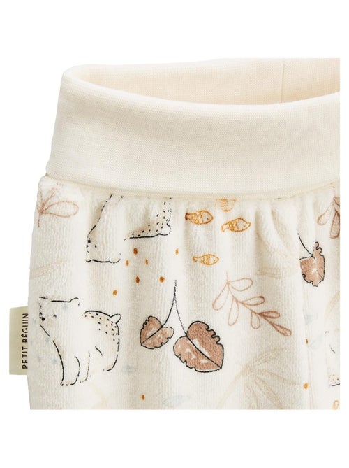 Baby fluwelen vest en broekje, Câlins - Kiabi