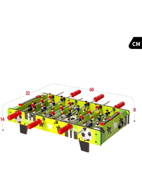 Baby-foot en bois 60x32x14 cm cb games - Kiabi Baby-foot en bois 60x32x14 cm cb games - Kiabi