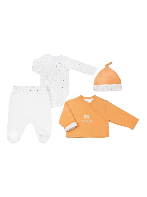 Baby geboorteset 4 stuks - Kiabi Baby geboorteset 4 stuks - Kiabi